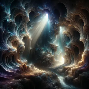 In the dream, shadows danced within the echoing depths of the cave. In the dream, shadows danced within the echoing depths of the cave.