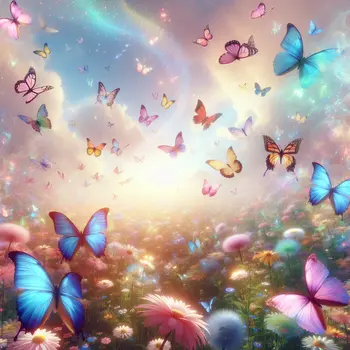 In the dream, colorful butterflies danced around me, filling the air with joy. In the dream, colorful butterflies danced around me, filling the air with joy.