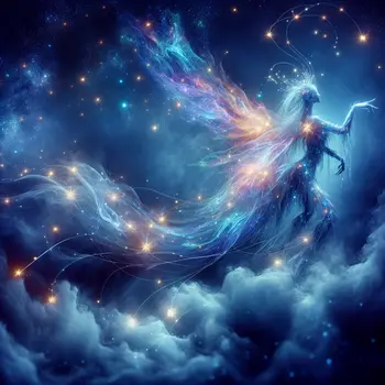 In my dream, a glowing creature danced among the stars, whispering secrets. In my dream, a glowing creature danced among the stars, whispering secrets.