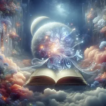 In my dream, a floating book glowed softly, whispering secrets of forgotten worlds. In my dream, a floating book glowed softly, whispering secrets of forgotten worlds.
