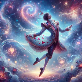 In my dream, Jack of Hearts danced under a starlit, enchanted sky.