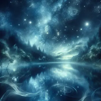 In my dream, the tranquil lake reflected stars, whispering secrets of time. In my dream, the tranquil lake reflected stars, whispering secrets of time.