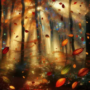 In my dream, colorful leaves danced like whispers in the autumn breeze.