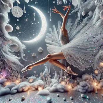 In the dream, legs danced freely beneath a silver moonlit sky.