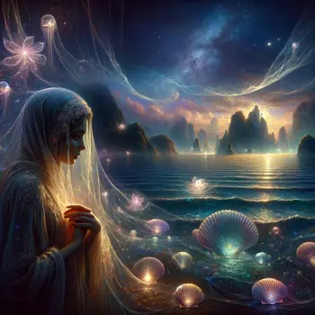 In a dream, distant shores call, igniting deep longing within my heart.