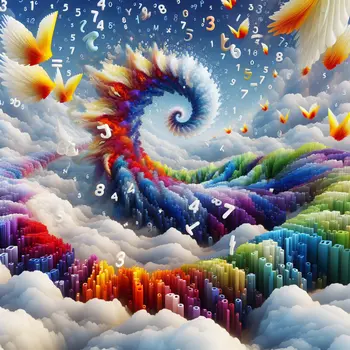 In my dream, numbers danced while equations swirled like colorful butterflies.