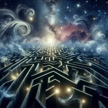 In the dream, I wandered a labyrinthine maze, whispers echoing in shadows.