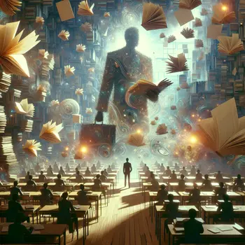 In my dream, the mean teacher loomed, assigning endless impossible homework assignments. In my dream, the mean teacher loomed, assigning endless impossible homework assignments.