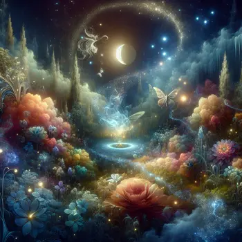 In a dream, whispers unveil a hidden secret beneath the moonlit garden.