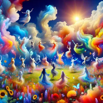 In a vibrant meadow, dreams danced as joyous smiles lit the sky. In a vibrant meadow, dreams danced as joyous smiles lit the sky.
