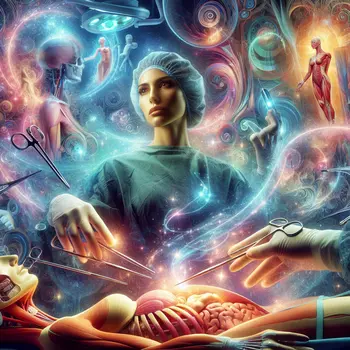 In my dream, the surgeon's hands glowed as they performed miraculous operations. In my dream, the surgeon's hands glowed as they performed miraculous operations.