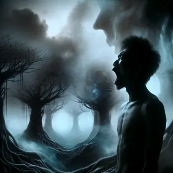 In the dream, shadows loom closer, and I'm unable to scream.