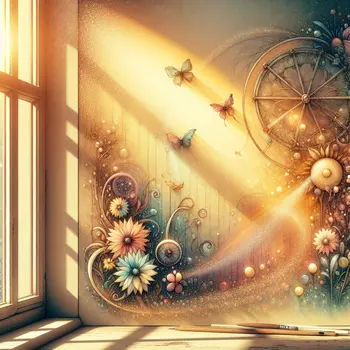 In my dream, sunlight danced on the dust-covered windowsill, beckoning joy.